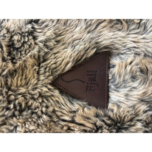 Fjall Wool Blend Large Jacket reversible  Faux Fur Lined with mittens - Picture 16 of 16